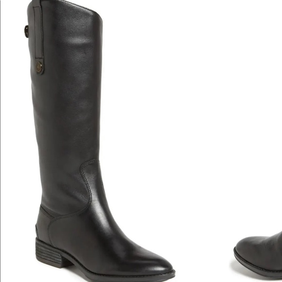 Sam Edelman Penny Leather Riding Boot - Picture 1 of 7